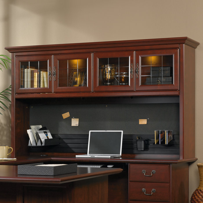 Darby Home Co Clintonville UShaped Executive Desk with Hutch & Reviews